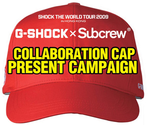 G-SHOCK X Subcrew collaboration cap