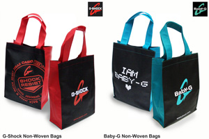 G-Shock and Baby-G Non-Woven bags